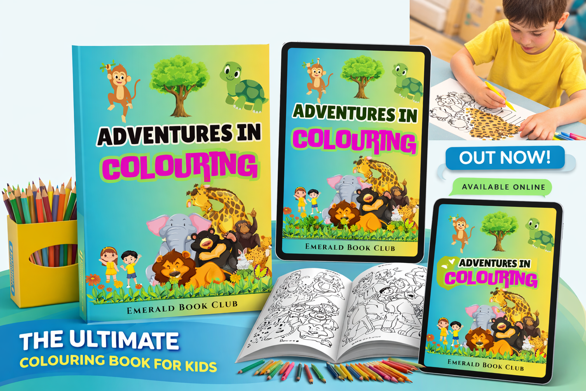 Adventures in Colouring: The Ultimate Colouring Book for Kids