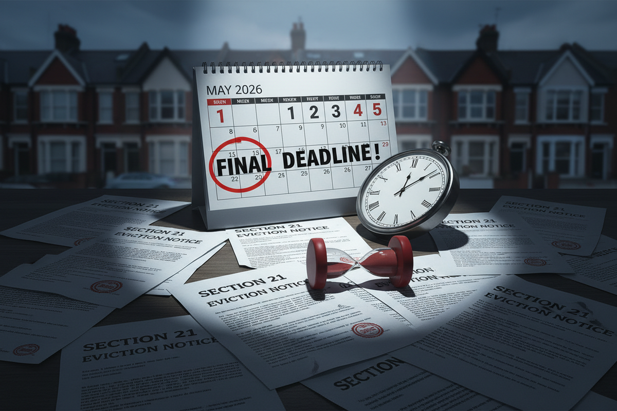 Landlords in England are currently rushing to issue Section 21