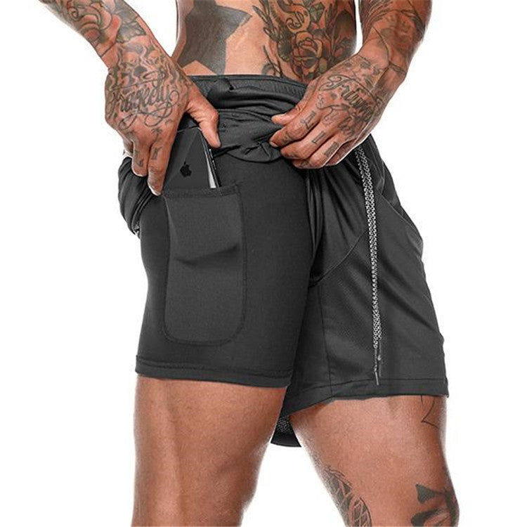 Short de compression avec poches