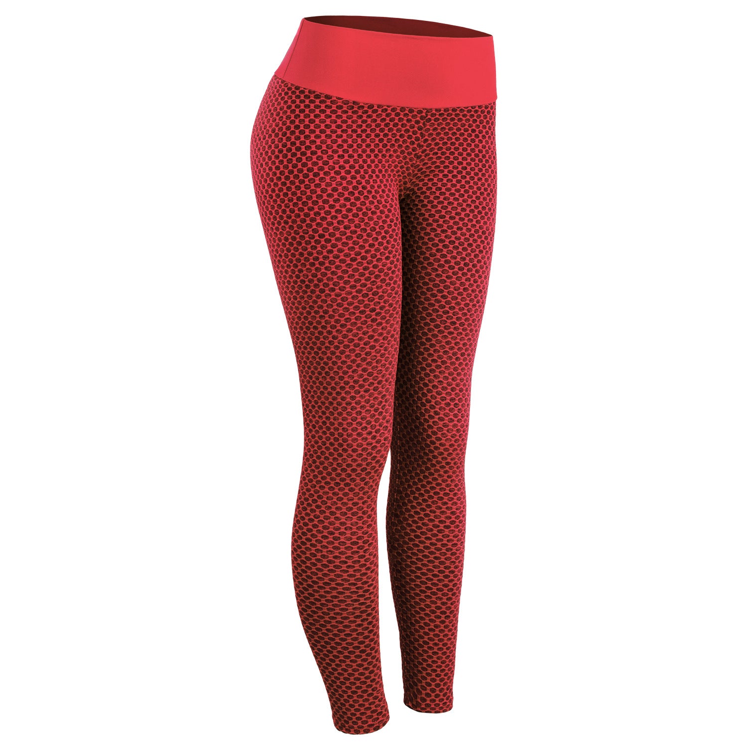 Legging à carreaux de yoga pour femmes, sans couture, taille haute, respirant, pour la gym