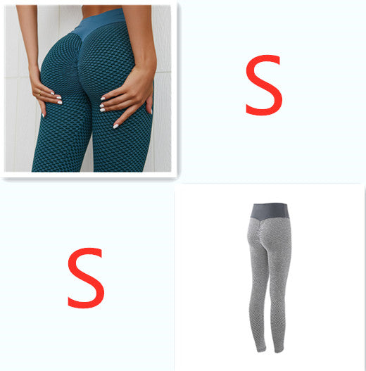 Legging à carreaux de yoga pour femmes, sans couture, taille haute, respirant, pour la gym