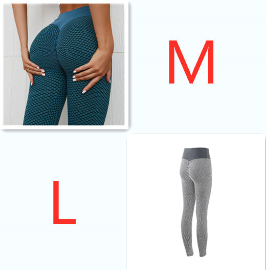 Legging à carreaux de yoga pour femmes, sans couture, taille haute, respirant, pour la gym