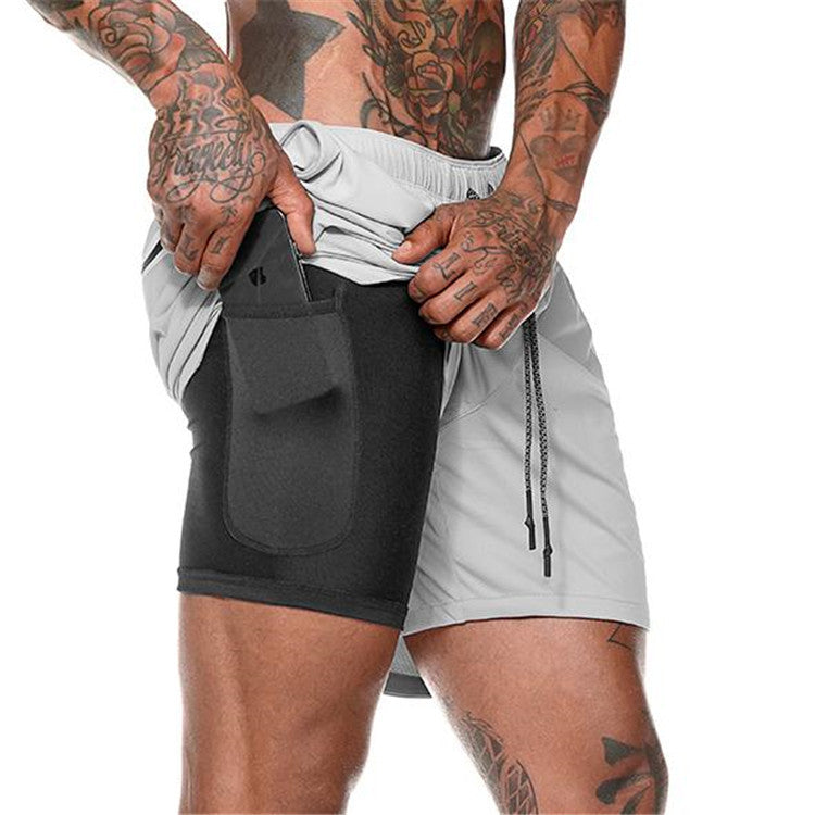 Short de compression avec poches