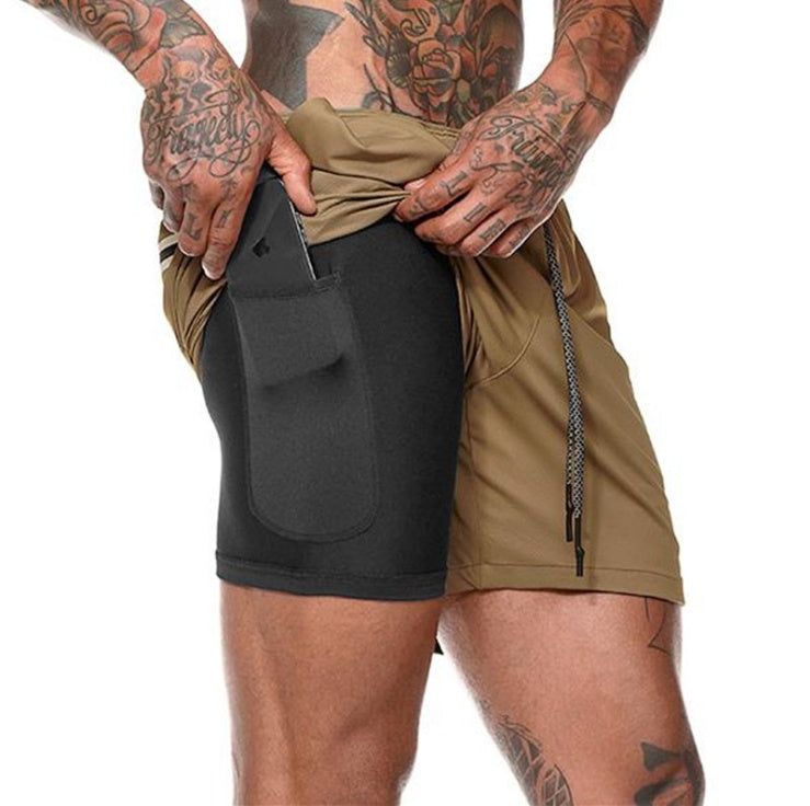 Short de compression avec poches