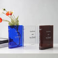 Décoration pour la maison Livres créatifs Vase en acrylique