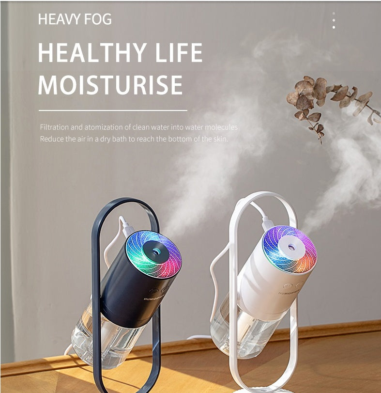 Humidificateur d'air USB Magic Shadow pour la maison avec veilleuses de projection diffuseur de brume ultrasonique purificateur d'air mini pour bureau