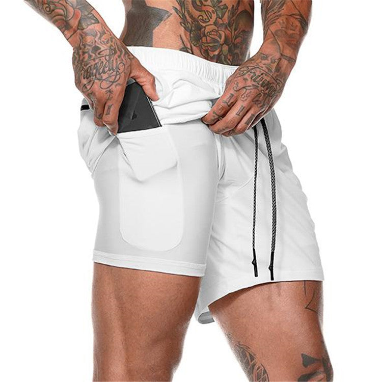 Short de compression avec poches