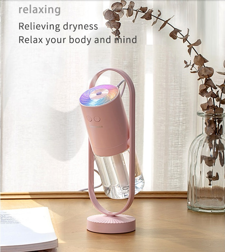 Humidificateur d'air USB Magic Shadow pour la maison avec veilleuses de projection diffuseur de brume ultrasonique purificateur d'air mini pour bureau
