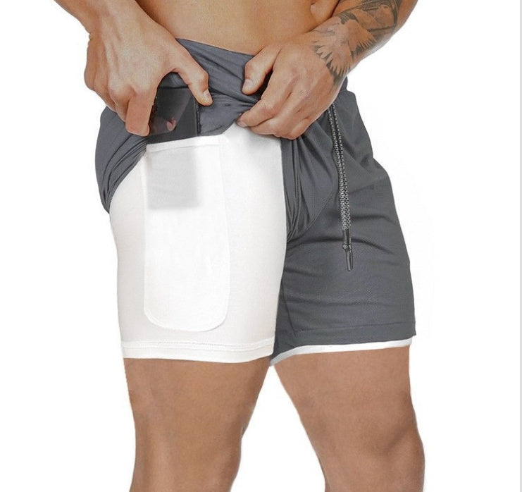 Short de compression avec poches