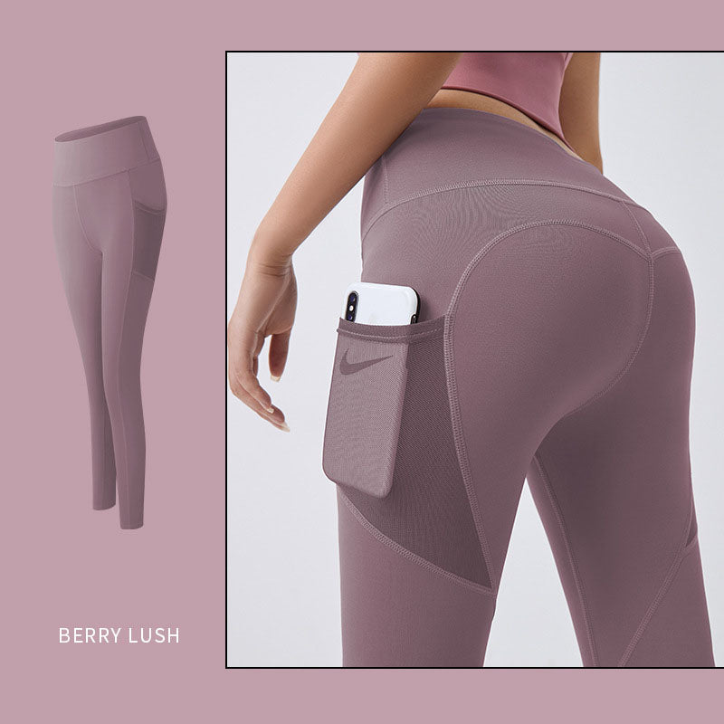 Pantalon de yoga femme avec poche, Legging de sport pour fille, Legging de gym pour femme, Gainant, Collant de jogging, Pantalon de fitness pour femme