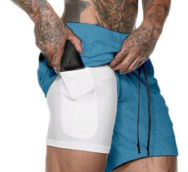 Short de compression avec poches