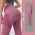 Pantalon de yoga femme avec poche, Legging de sport pour fille, Legging de gym pour femme, Gainant, Collant de jogging, Pantalon de fitness pour femme