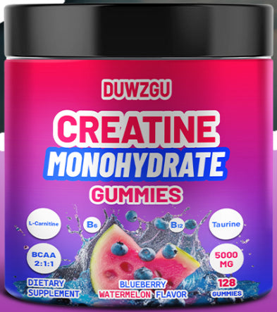 Complexe de bonbons gélifiés à la créatine monohydrate Contient de la L-carnitine et de la taurine