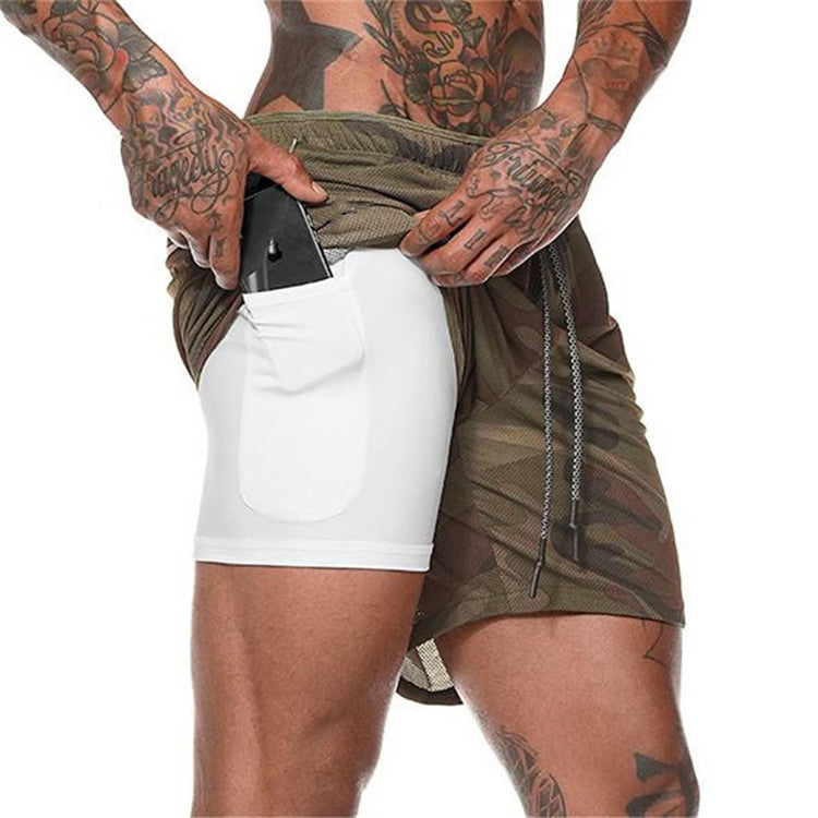Short de compression avec poches