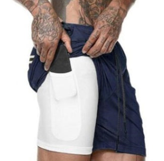 Short de compression avec poches