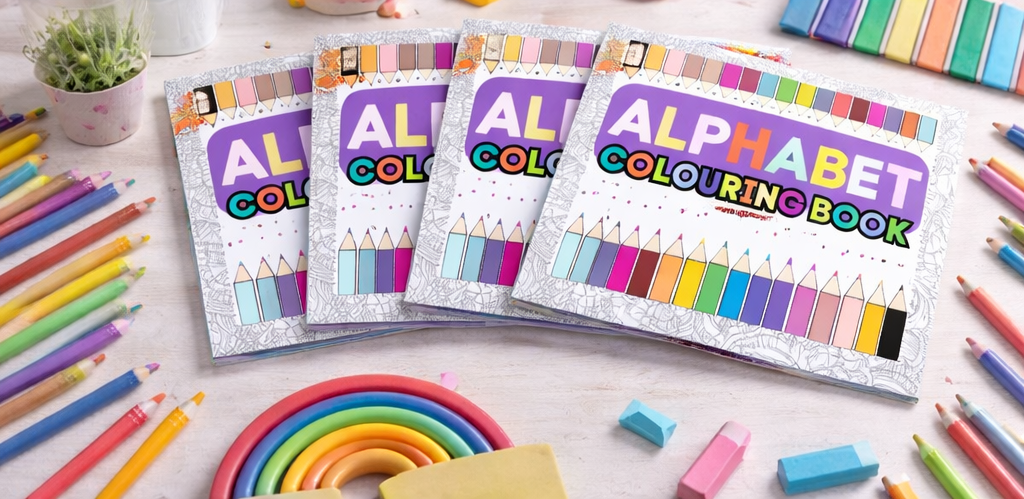 Livre de coloriage L'alphabet pour enfants, Livre d'activités pour l'apprentissage et l'anglais