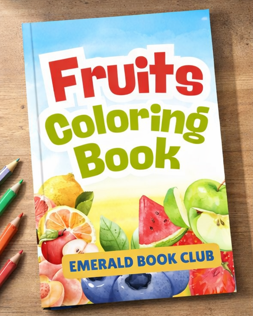 Livre de coloriage de fruits, Livre de coloriage pour enfants, Livres d'activités pour enfants
