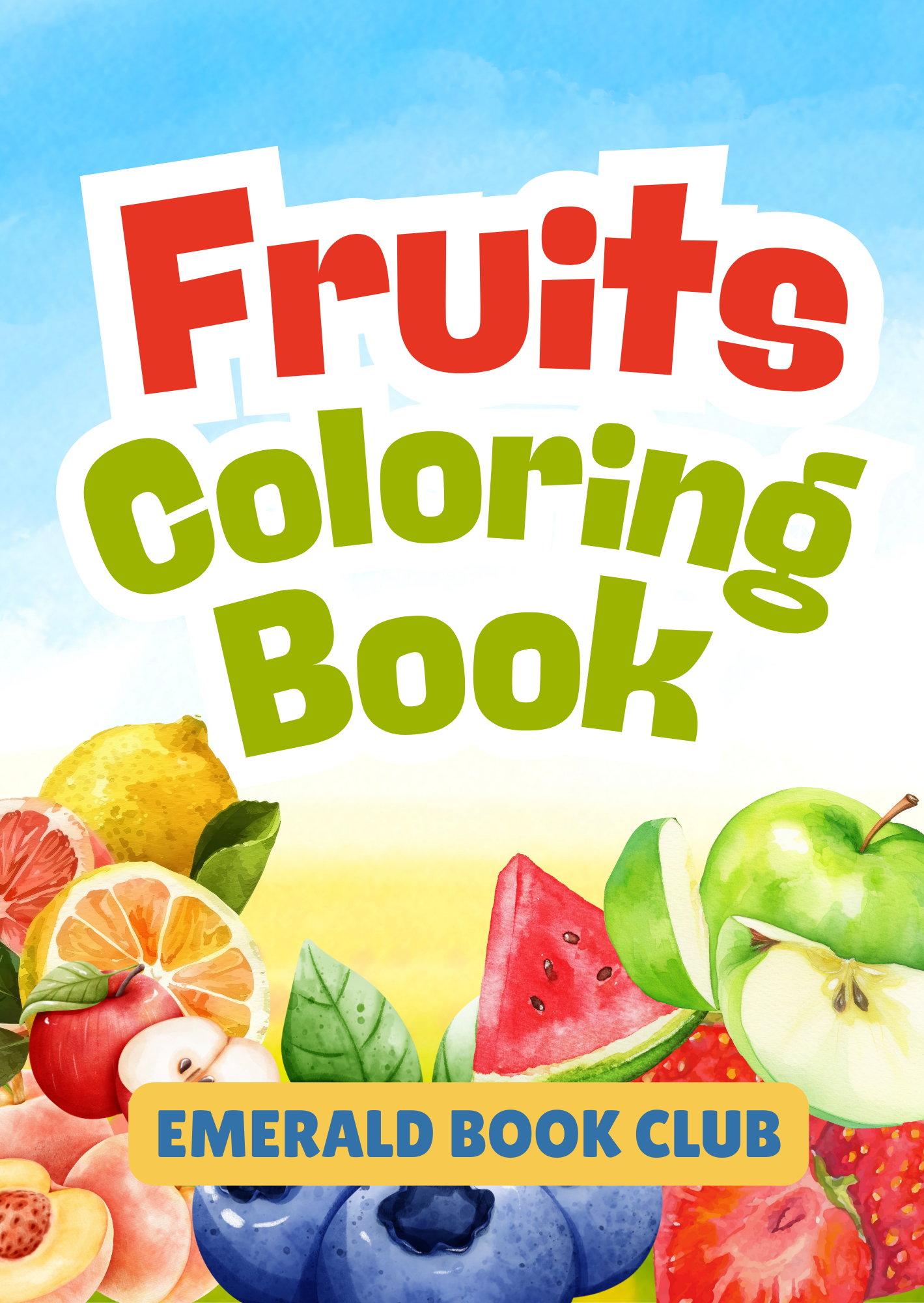 Livre de coloriage de fruits