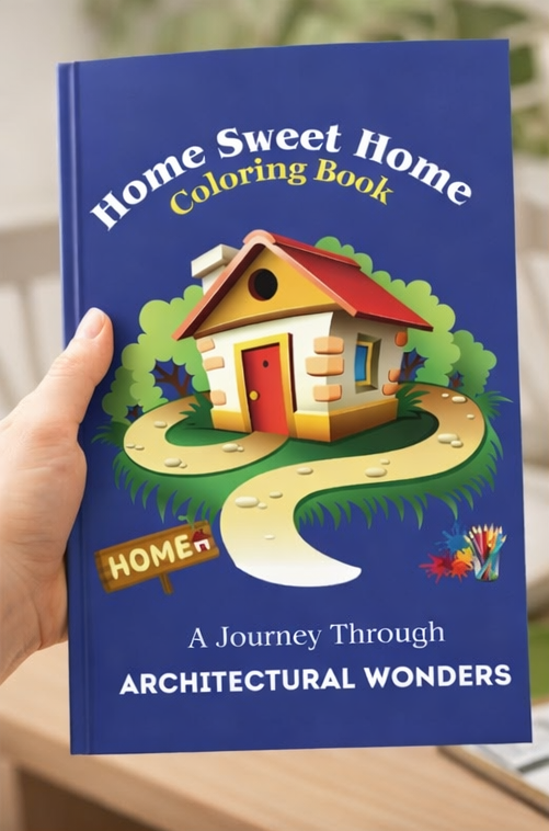 Livre de coloriage pour adultes Douce maison