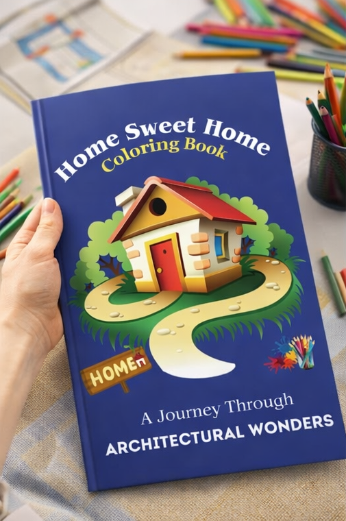 Livre de coloriage pour adultes Douce maison