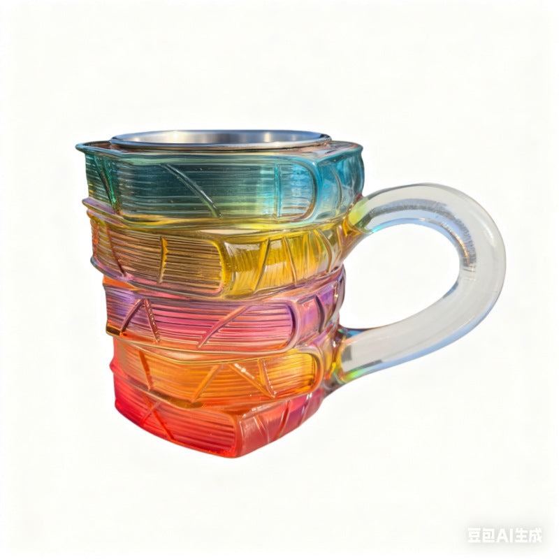 Nouveau produit transfrontalier à succès : Peinture de livre Tasse créative, Tasse à café, Livres, Livre