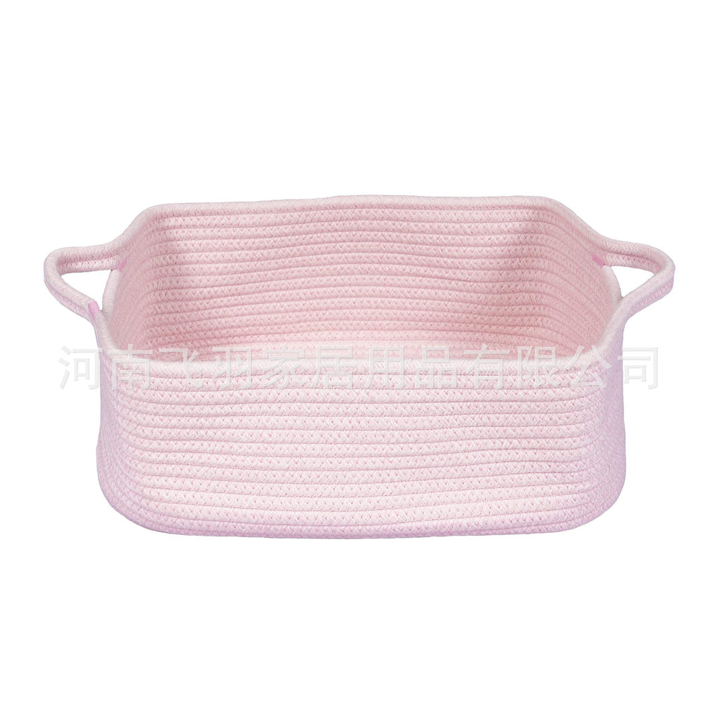 Fabricant SOURCE professionnel fournisseur Amazon jouets pour animaux de compagnie en coton tressé panier de rangement pour la maison, livres et magazines, divers