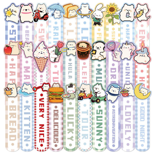 30 cute cartoon cute shaped bookmark exquisite Journal Book books for students desktop diy decorative card