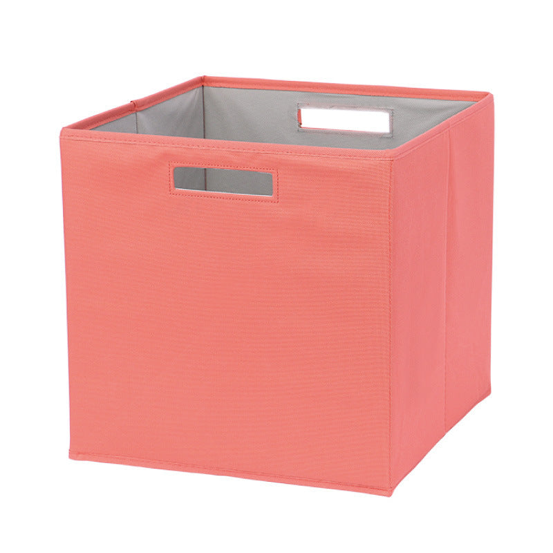 Boîte de rangement pliable multifonctionnelle : jouets, manuels scolaires, vêtements, rangement domestique quotidien, bibliothèque en tissu écossais.