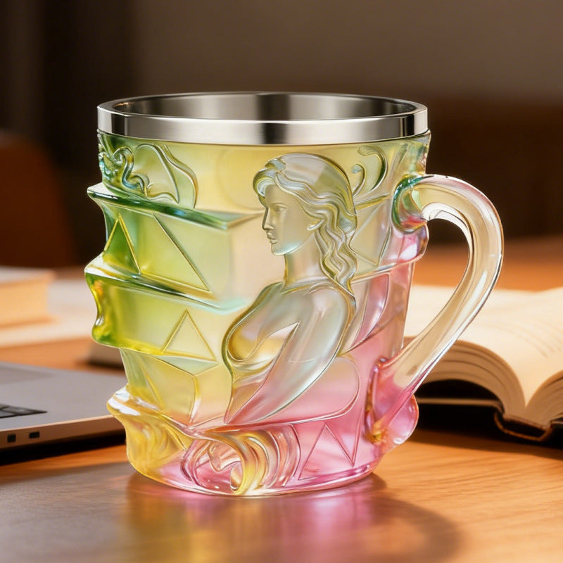 Nouveau produit transfrontalier à succès : Peinture de livre Tasse créative, Tasse à café, Livres, Livre