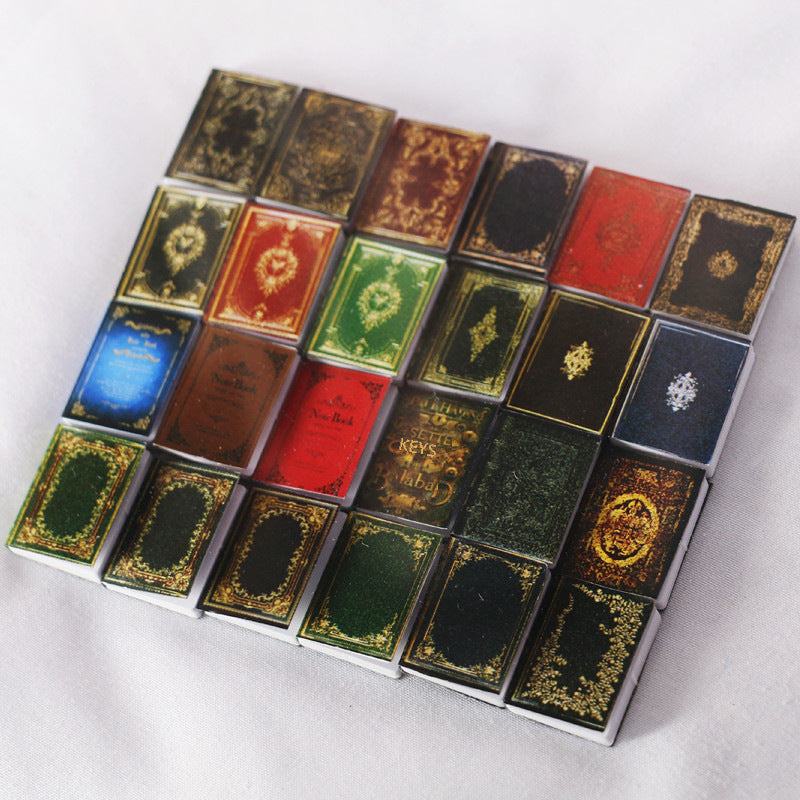 Mini maison de poupée 1:12, livres classiques, accessoires de maison de poche, accessoires de prise de vue pour scène BJD