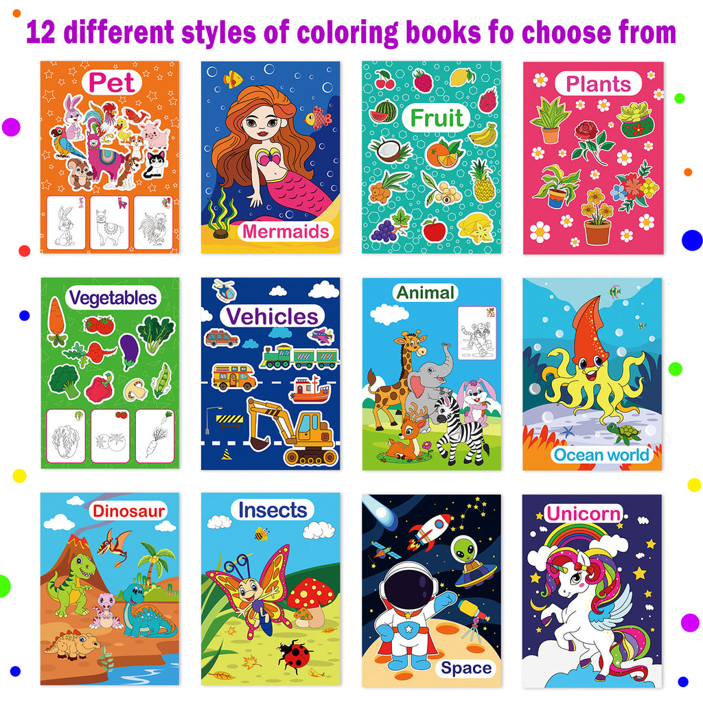 Nouveaux livres de coloriage de peinture pour enfants de 2-3-4-5 ans, livre de coloriage de gribouillage pour bébés apprenant à dessiner, vente en gros de livres de coloriage