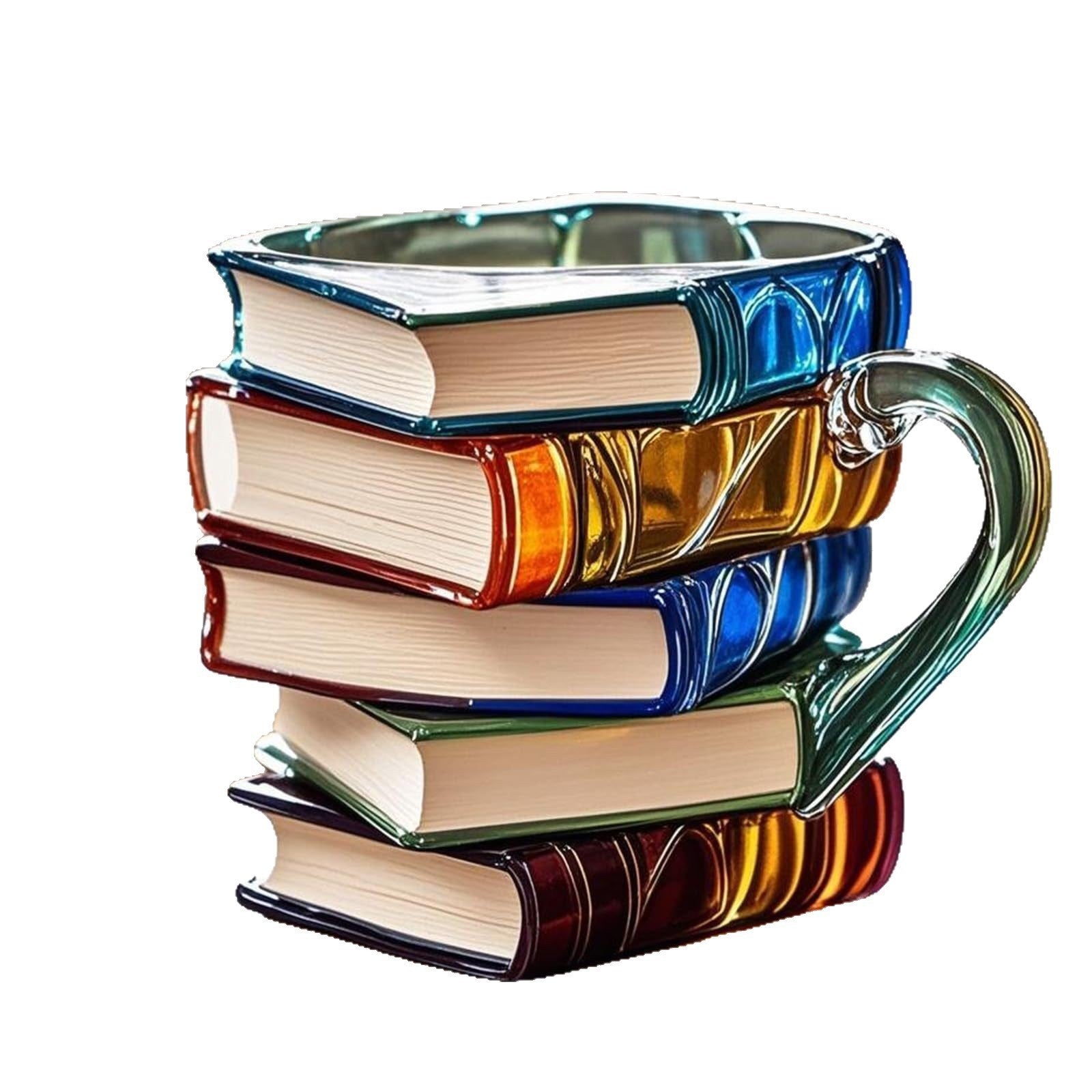Nouveau produit transfrontalier à succès : Peinture de livre Tasse créative, Tasse à café, Livres, Livre