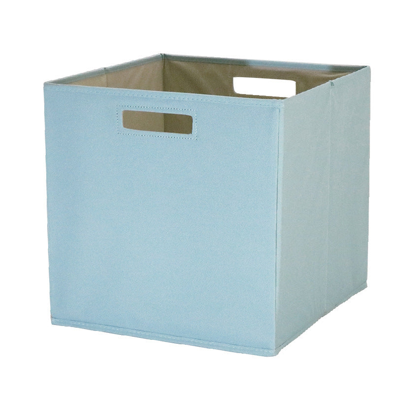 Boîte de rangement pliable multifonctionnelle : jouets, manuels scolaires, vêtements, rangement domestique quotidien, bibliothèque en tissu écossais.
