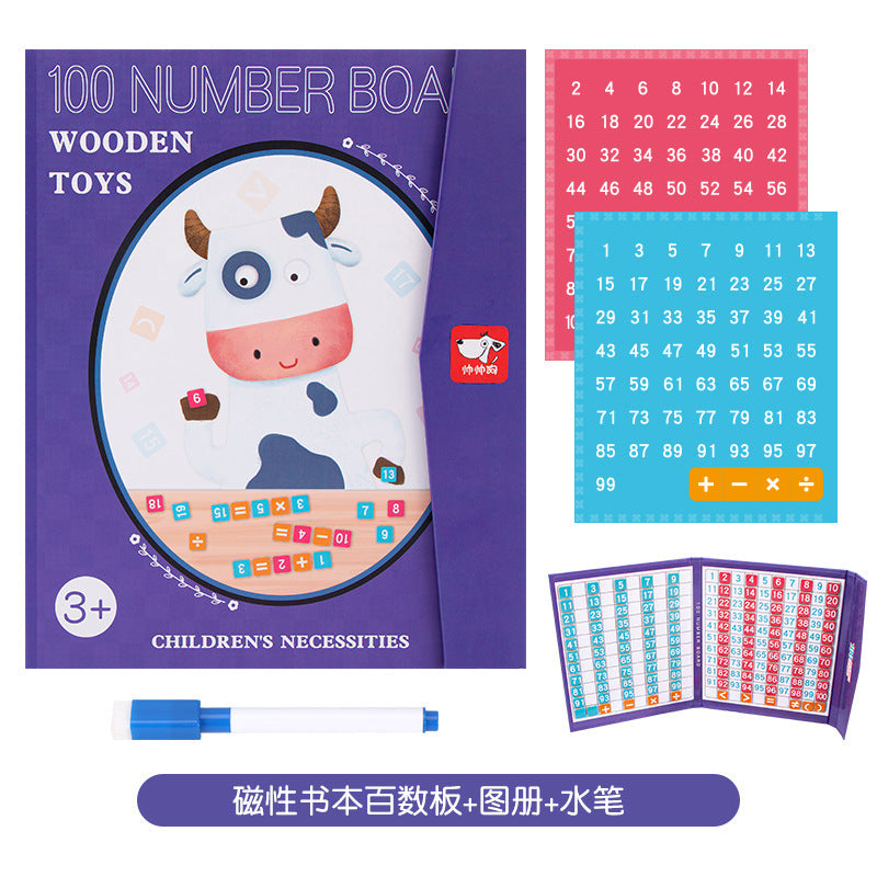 Livres de puzzles magnétiques en bois pour enfants, pour l'éducation précoce, à clipser, portables, variés, avancés, colorés, jouets éducatifs.