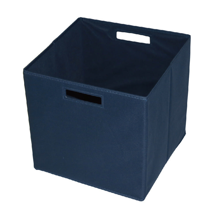 Boîte de rangement pliable multifonctionnelle : jouets, manuels scolaires, vêtements, rangement domestique quotidien, bibliothèque en tissu écossais.