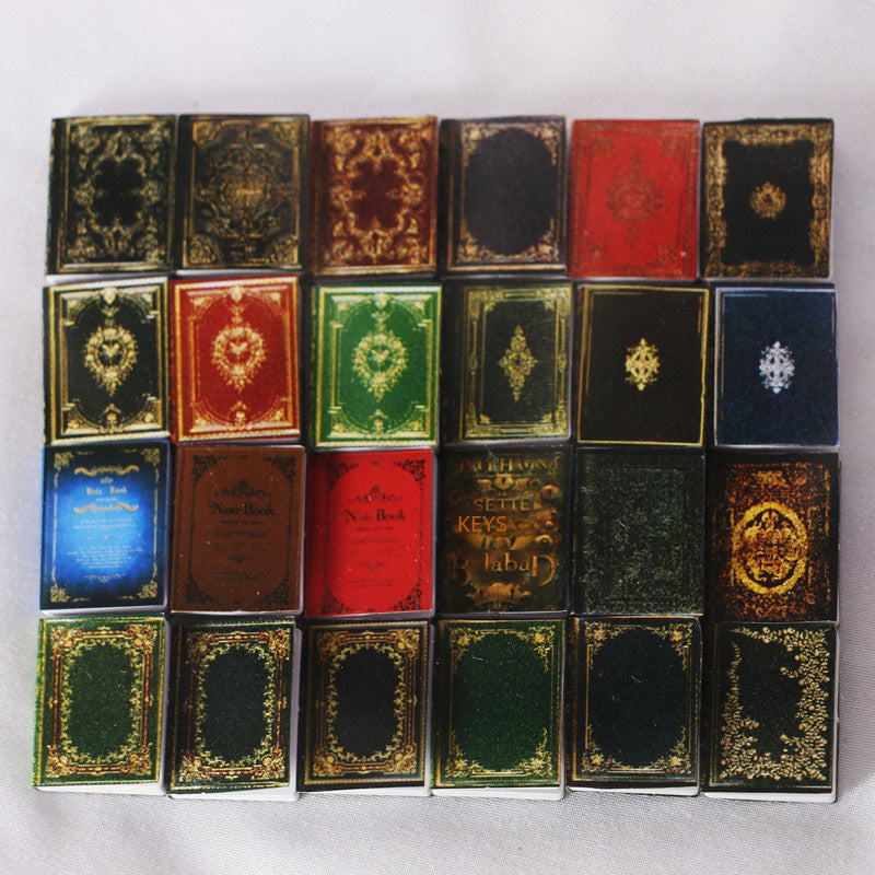 Mini maison de poupée 1:12, livres classiques, accessoires de maison de poche, accessoires de prise de vue pour scène BJD