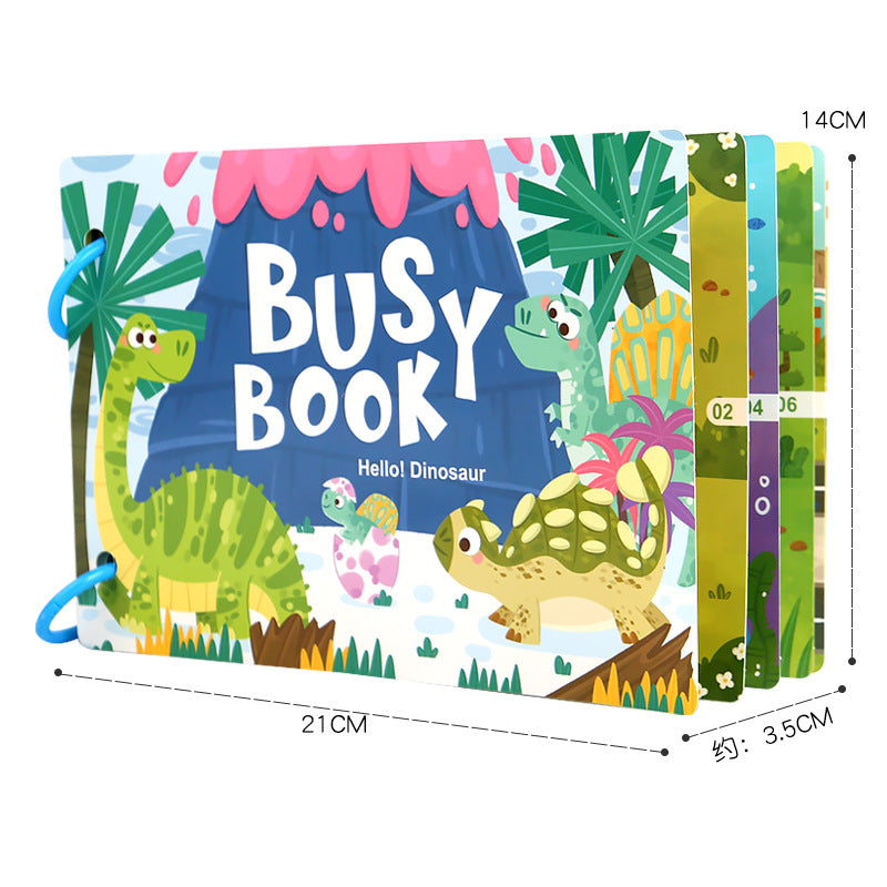 Livres d'éveil silencieux transfrontaliers pour enfants pour l'éducation précoce cognitive Montessori, livres de déchirage et de tirage, puzzles, aides à l'éveil, jouets éducatifs