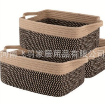 Fabricant SOURCE professionnel fournisseur Amazon jouets pour animaux de compagnie en coton tressé panier de rangement pour la maison, livres et magazines, divers