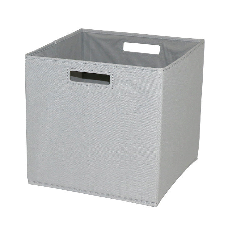 Boîte de rangement pliable multifonctionnelle : jouets, manuels scolaires, vêtements, rangement domestique quotidien, bibliothèque en tissu écossais.