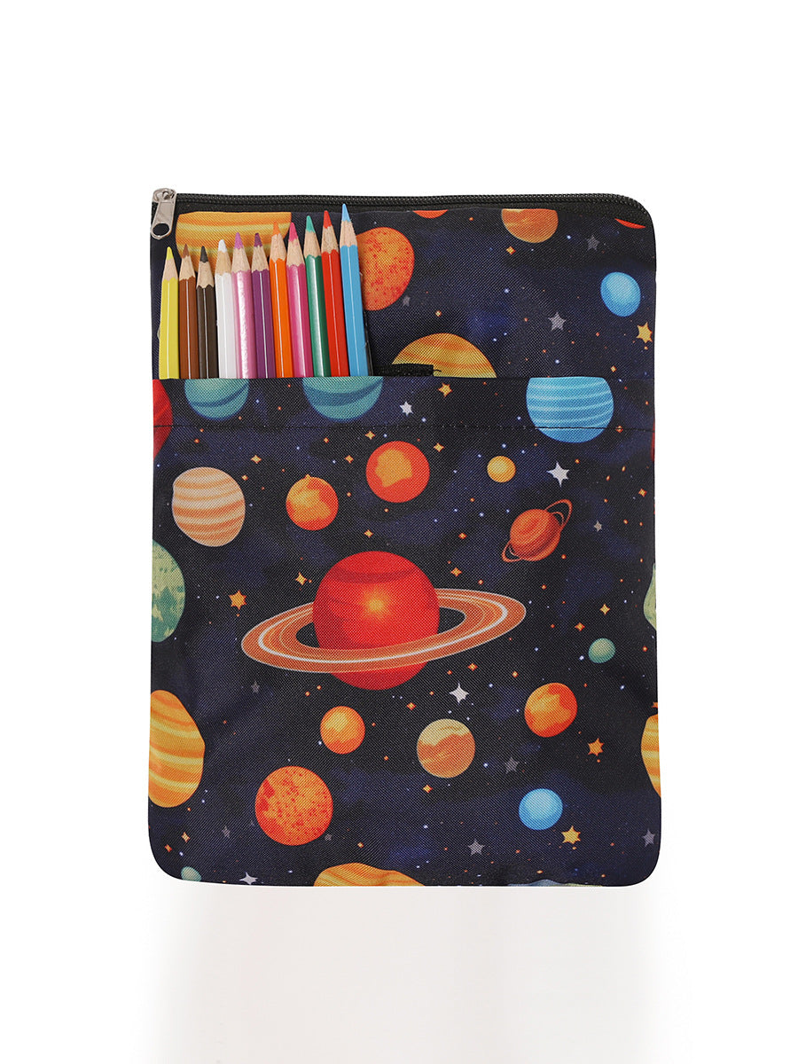Livre de poche d'occasion avec étui de protection, sac de rangement pour livres anti-poussière et anti-pliage, housse imprimée créative et tendance