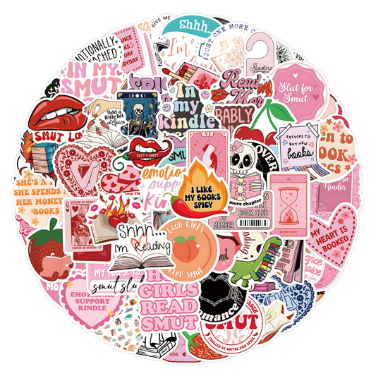 110 books series Smut Book personalized graffiti stickers car trunk water cup stickers wholesale