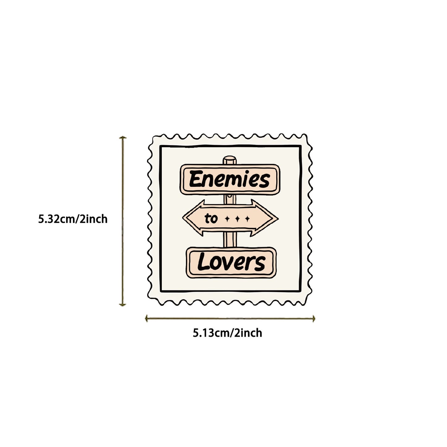 50 cross-border retro books metaphor seal square stickers DIY decoration phone case guitar waterproof PVC stickers