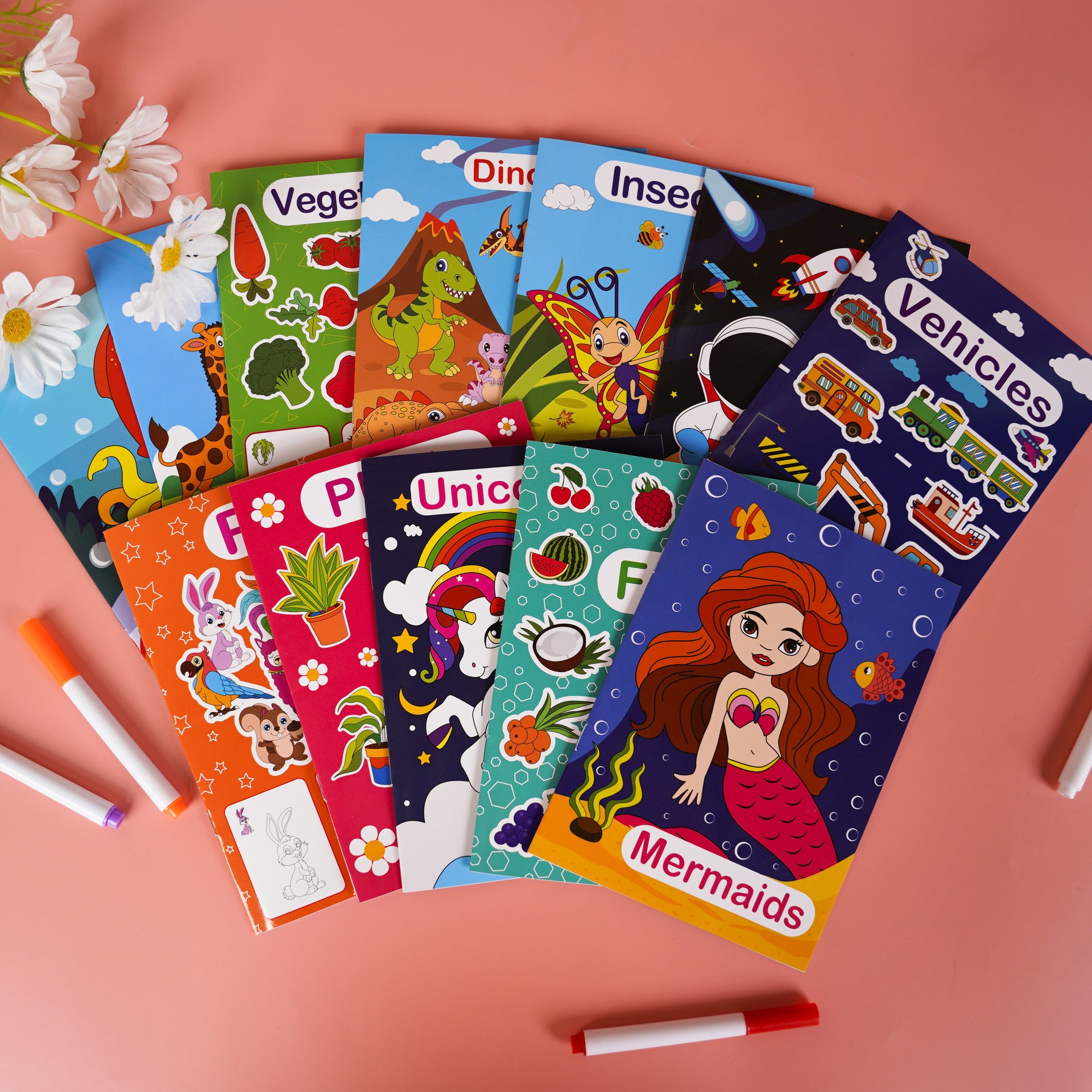 Nouveaux livres de coloriage pour enfants, bébés de 2-3-4-5 ans, pour apprendre à dessiner, gribouiller, livre de coloriage en gros.