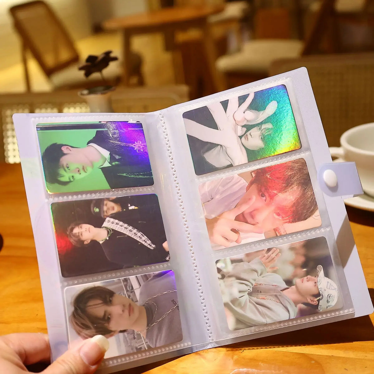 Album Polaroid 3 pouces, classeur pour cartes Star, livres de rangement pour cartes postales, autocollants, photos et cartes de collection en PP.