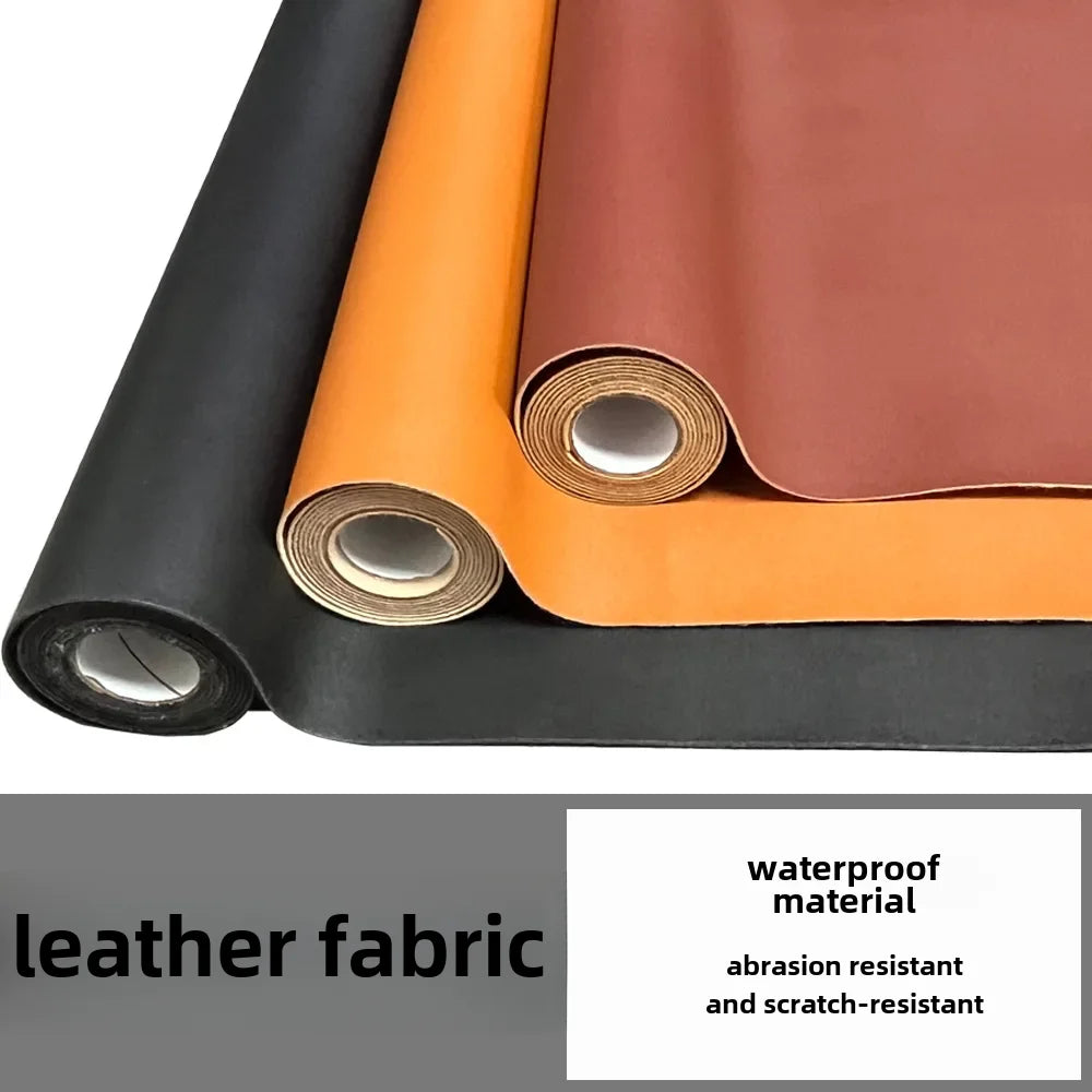 Toile de livre en cuir écologique douce, durable, imperméable et oléophobe 30 x 136 cm pour la reliure de livres et la couverture d'habillage de livres