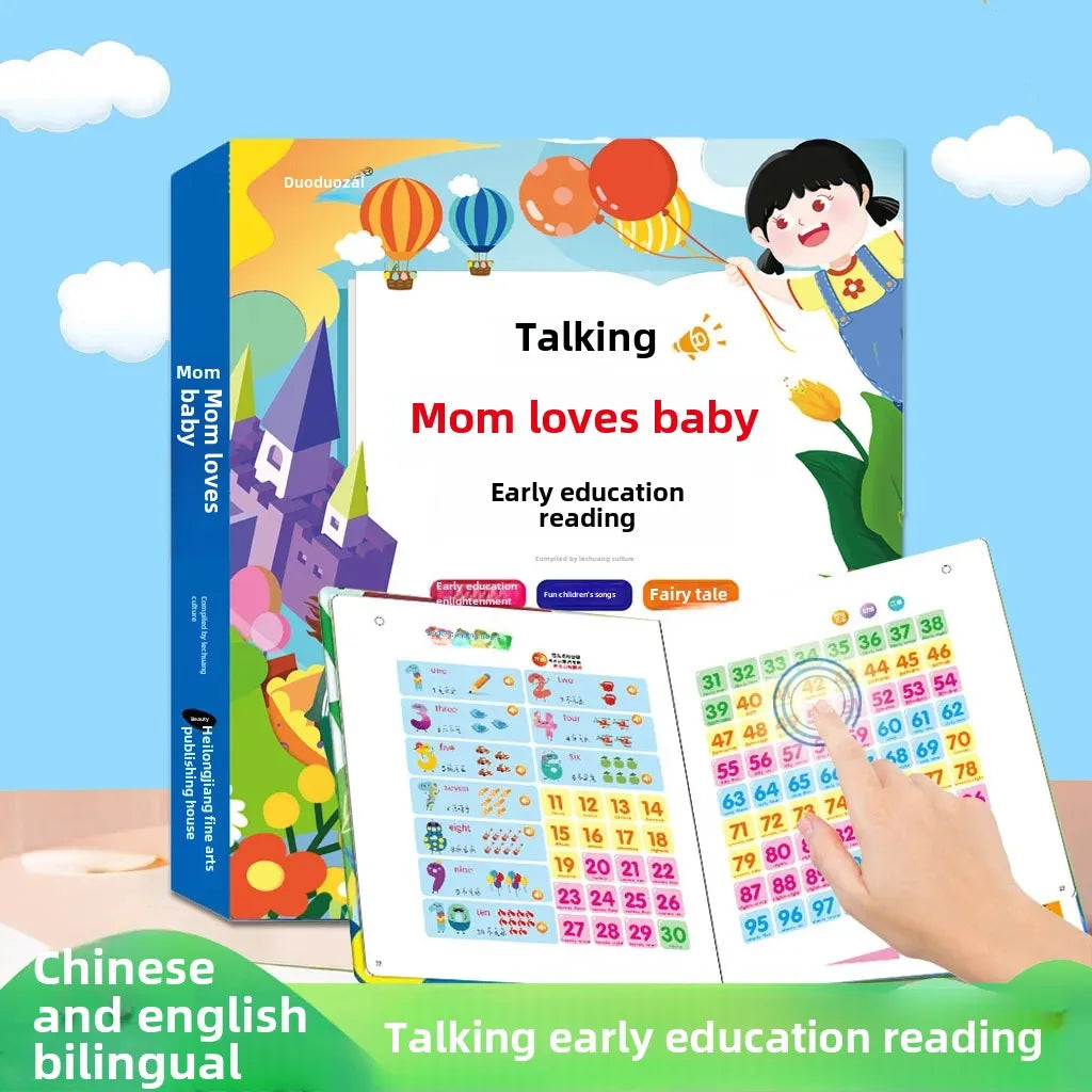 Livres audio pour l'éducation précoce version rechargeable 2023 bébé cognitif éducation parent-enfant livre audio jouets éducatifs
