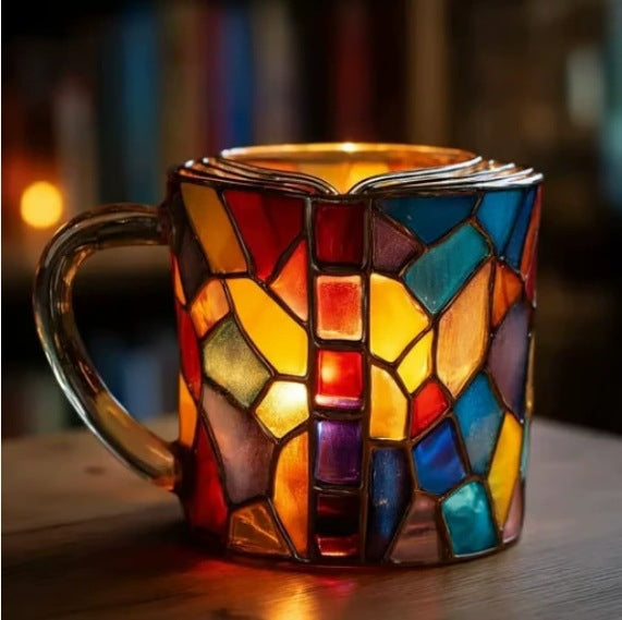 Tasse à café Cross-border Painted Book, tasse à café unique en forme de livres empilés