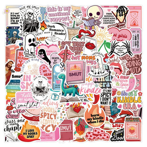 110 books series Smut Book personalized graffiti stickers car trunk water cup stickers wholesale