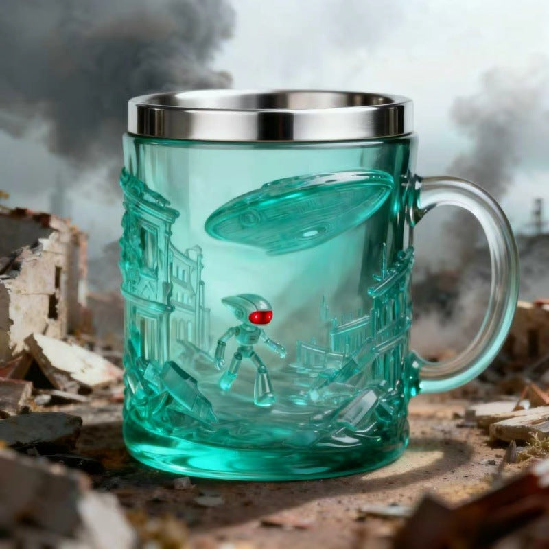 Cross-border new arrival hot sale Painted Book Mug creative painting Book Cup Mug coffee cup Books Book