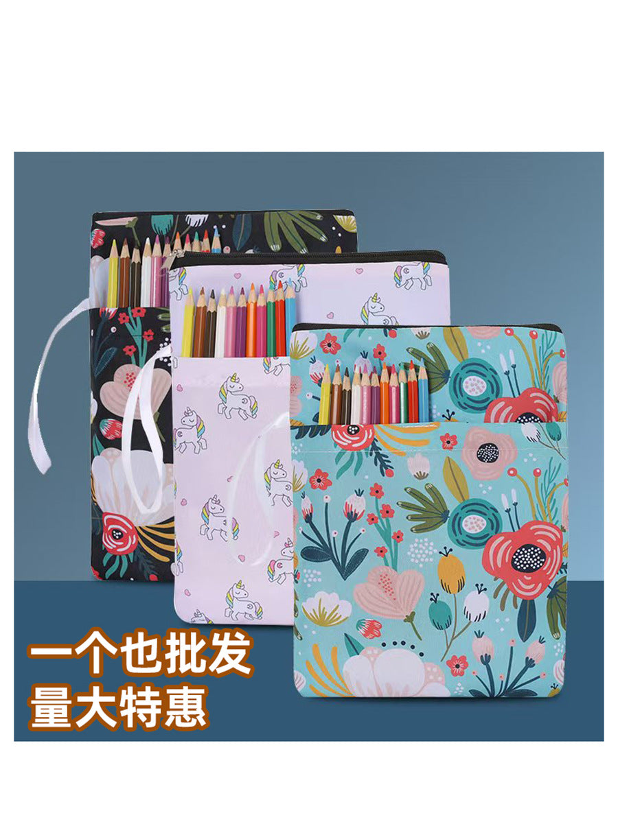Couverture de livre de protection de livre de poche en stock, sac à livres, housse anti-poussière anti-plis, sac de rangement pour livres, couverture imprimée créative et tendance